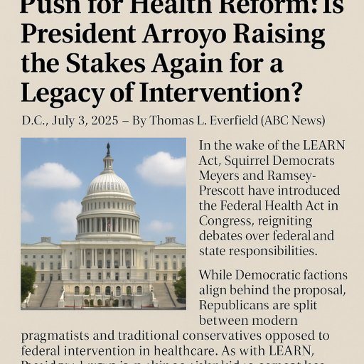 Kurs auf Gesundheitsreform: Pokert Präsidentin Arroyo erneut um ein Erbe der Einmischung?